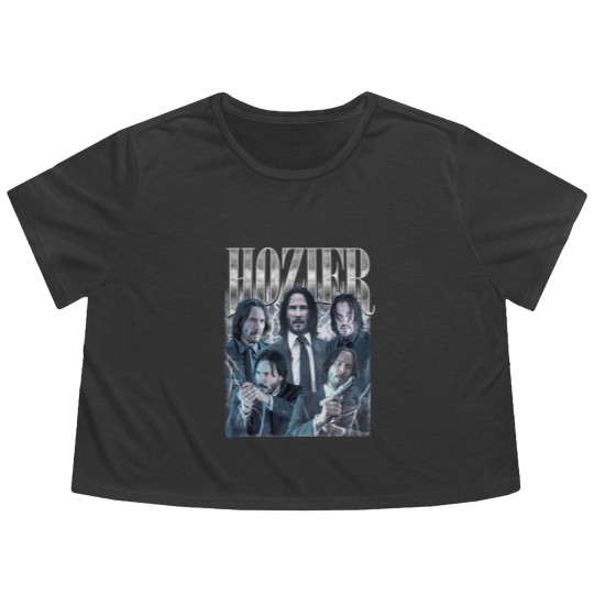 Discover HOZIER I  Keanu Reeves Flowy Cropped Tees, Action Movies Lover Flowy Cropped Tees, Hozier Flowy Cropped Tees Gifts