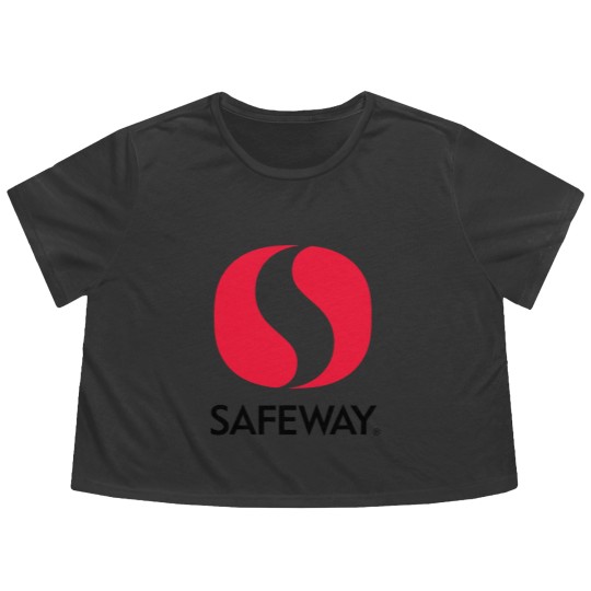 Discover Safeway Foods Flowy Cropped Tees