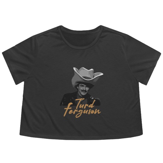Discover Turd Ferguson Portrait Flowy Cropped Tees, Turd Ferguson Flowy Cropped Tees