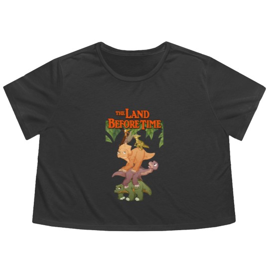 Discover Land Before Time - Land Before Time - Flowy Cropped Tees