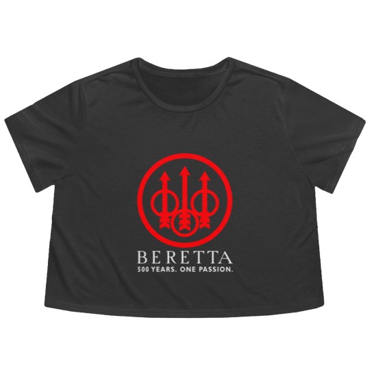 Discover Beretta Logo Flowy Cropped Tees