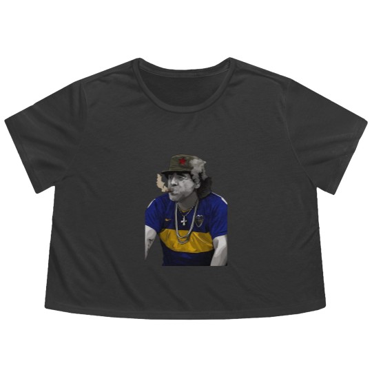 Discover Maradona , Maradona Flowy Cropped Tees, Life is Life