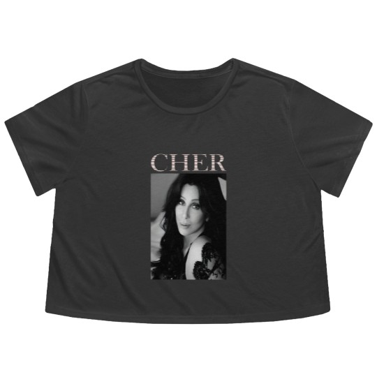 Discover Women Cher's Gifts Music Everyone Flowy Cropped Tees