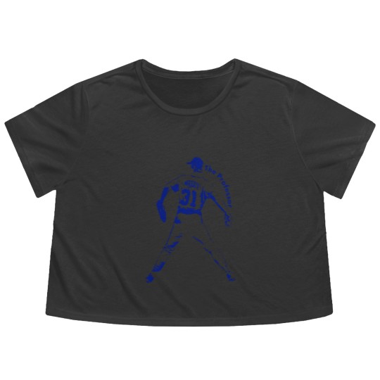 Discover Greg Maddux The Professor Flowy Cropped Tees