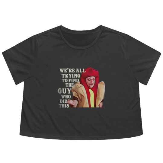 Discover I Think You Should Leave Tim Robinson Hot Dog Flowy Cropped Tees, ITYSL Hot Dog Suit Flowy Cropped Tees