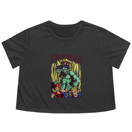 Discover Vintage 1994 Lollapalooza Tour Flowy Cropped Tees