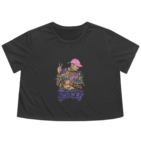 Discover Chris Brown Flowy Cropped Tees