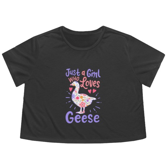 Discover Geese Goose Geese Lover - Geese - Flowy Cropped Tees