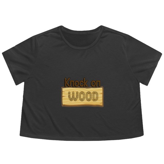Discover kNOCK ON WOOD Flowy Cropped Tees