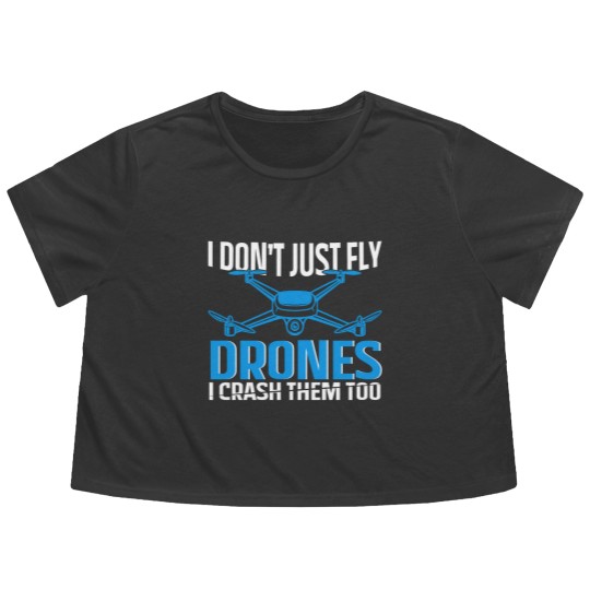 Discover drone Design for rc pilot | drones Flowy Cropped Tees