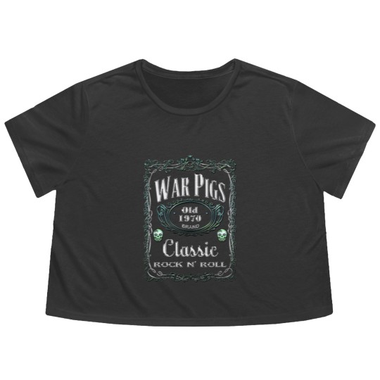 Discover Classic Rock Flowy Cropped Tees