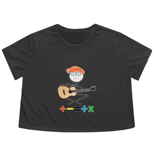 Discover Funny Sheeran Onesies, the Mathematics Tour Onesies, Ed Shee Concert Onesies Flowy Cropped Tees