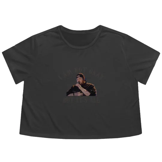 Discover I'm not okay- Jellyroll- Unisex Heavy Cotton Flowy Cropped Tees