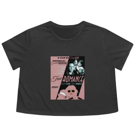 Discover True Romance (Movie Poster) - True Romance - Flowy Cropped Tees