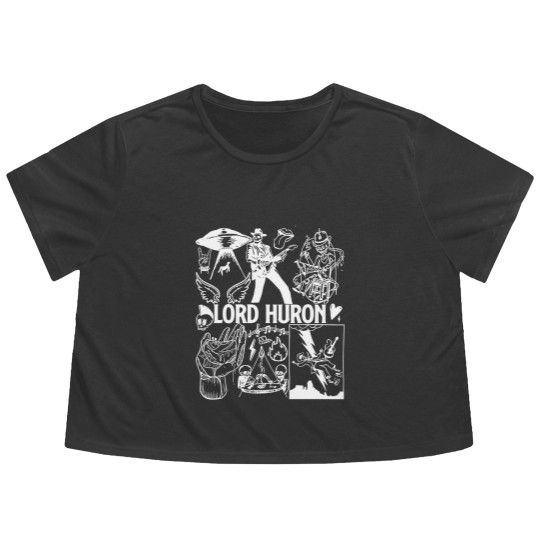 Discover Lord Huron Doodle Art Flowy Cropped Tees, Vintage Lord Huron Merch Flowy Cropped Tees