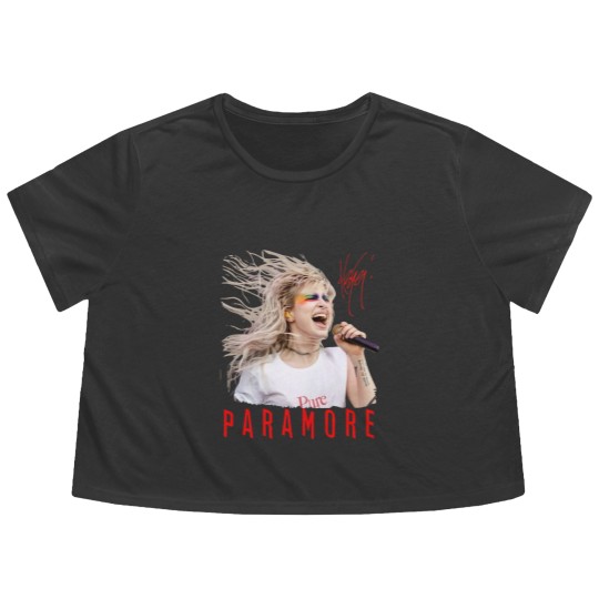 Discover Paramore Hayley Williams Flowy Cropped Tees, Music Tour 2023, Paramore Merch Flowy Cropped Tees