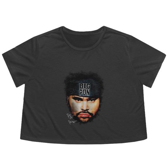 Discover BIG PUN Flowy Cropped Tees vintage bootleg hip hop rap Flowy Cropped Tees