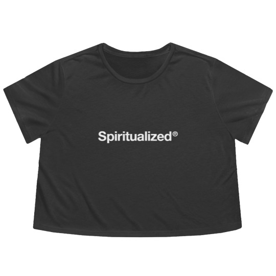 Discover SPIRITUALIZED LOGO Flowy Cropped Tees