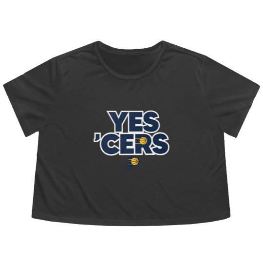 Discover Vintage Yes 'Cers Design Funny Vintage Yes 'Cers Unisex Flowy Cropped Tees