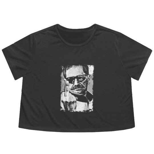Discover Retro Dale Earnhardt Finger Flowy Cropped Tees, Dale Earnhardt Flowy Cropped Tees