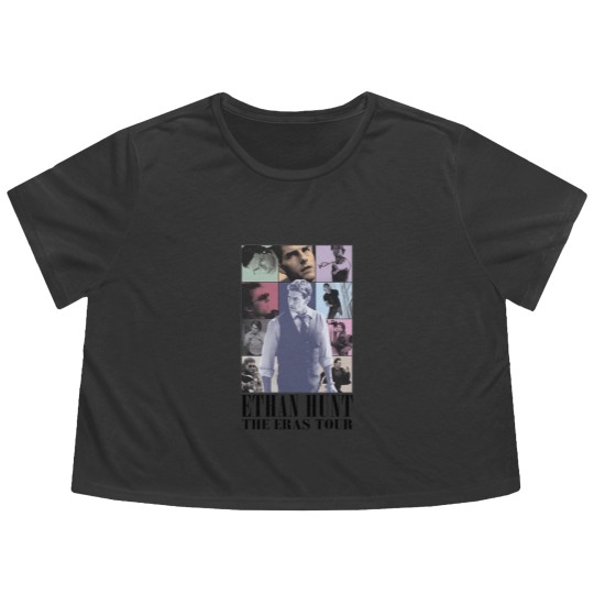 Discover Tom Cruise Ethan Hunt The Erass Tourr Unisex Flowy Cropped Tees