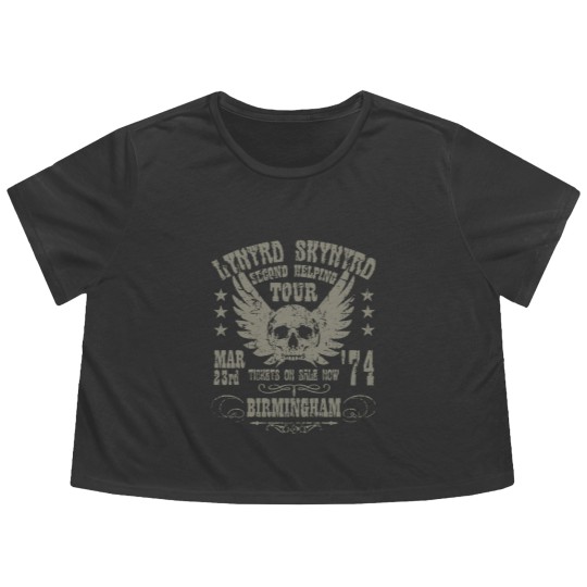Discover Lynyrd Skynyrd Flowy Cropped Tees