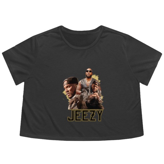 Discover Jeezy Flowy Cropped Tees, Young Jeezy Snowman Flowy Cropped Tees