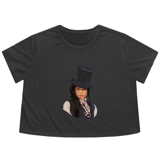 Discover Erykah Badu - Erykah Badu - Flowy Cropped Tees