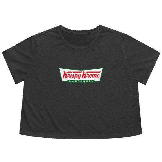 Discover krispy-kreme fast food Flowy Cropped Tees