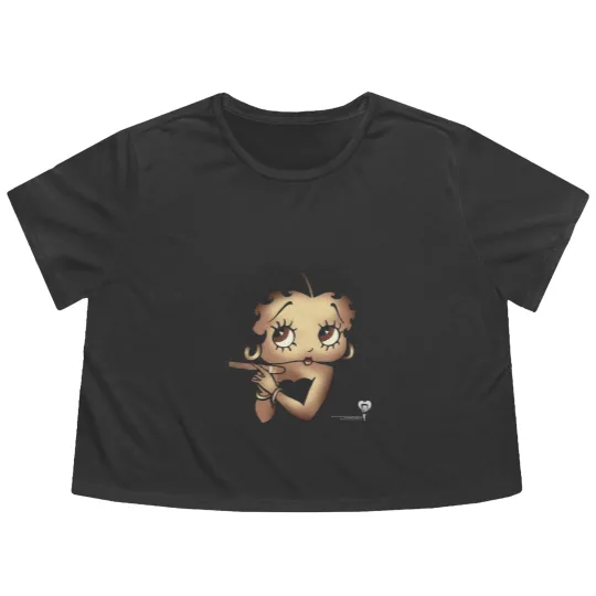 Discover Betty Boops 90s Flowy Cropped Tees