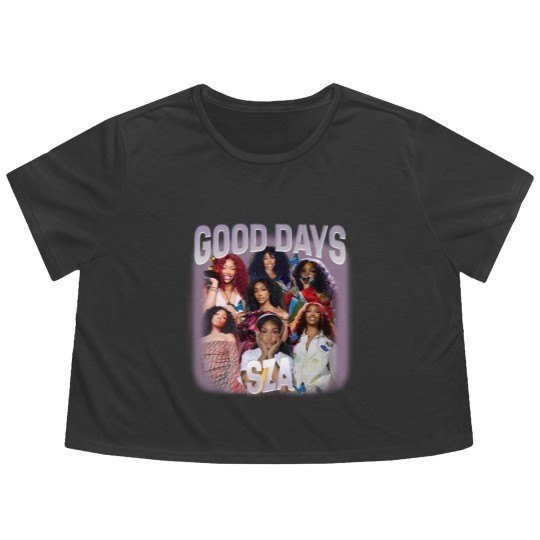 Discover SZA - Good Days Flowy Cropped Tees