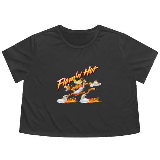 Discover Cheetos Flamin' Hot Flowy Cropped Tees