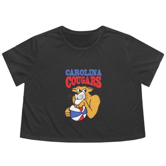 Discover Carolina Cougars Vintage Flowy Cropped Tees