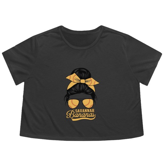 Discover Savannah Bananas Baseball, BANANAS BASEBALL Flowy Cropped Tees