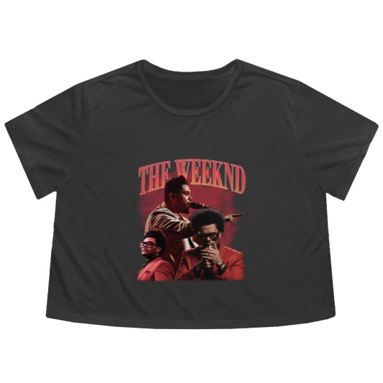 Discover Weeknd Vintage Merch Flowy Cropped Tees