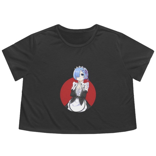 Discover Re Zero - Rem - Re Zero Anime - Flowy Cropped Tees