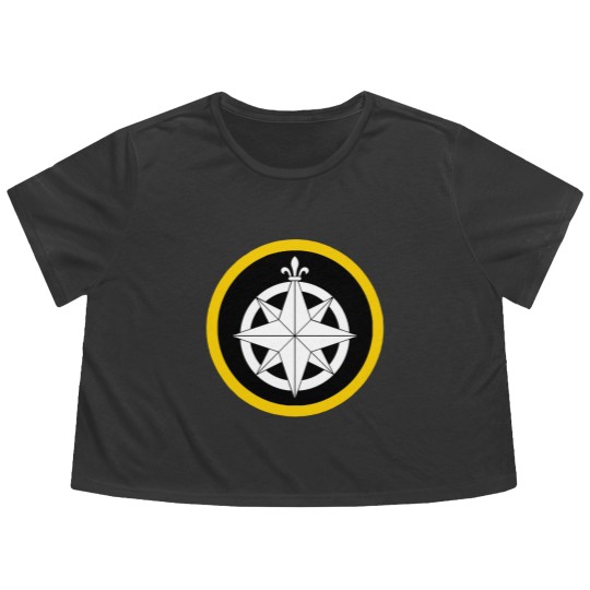 Discover Kingdom of Northshield Populace Badge Flowy Cropped Tees
