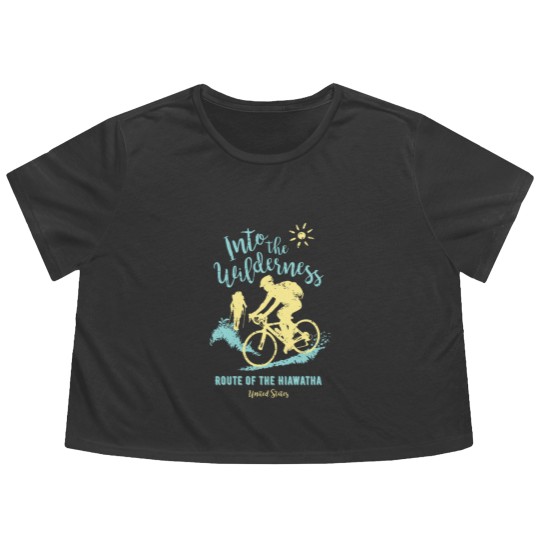Discover Bike Route Route of the Hiawatha United States Flowy Cropped Tees
