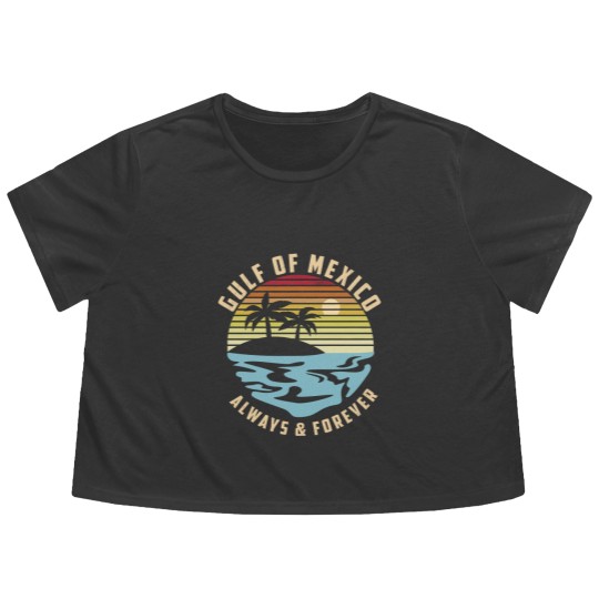 Discover Gulf Of Mexico Always And Forever Flowy Cropped Tees
