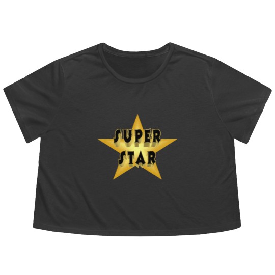 Discover Superstar Flowy Cropped Tees