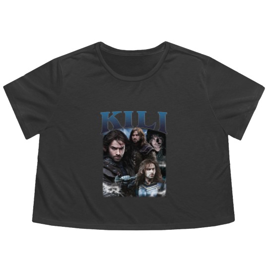 Discover Limited Kili Flowy Cropped Tees Vintage 90s Flowy Cropped Tees Fili and Kili Movie Gif For Woman And Man Unisex Flowy Cropped Tees