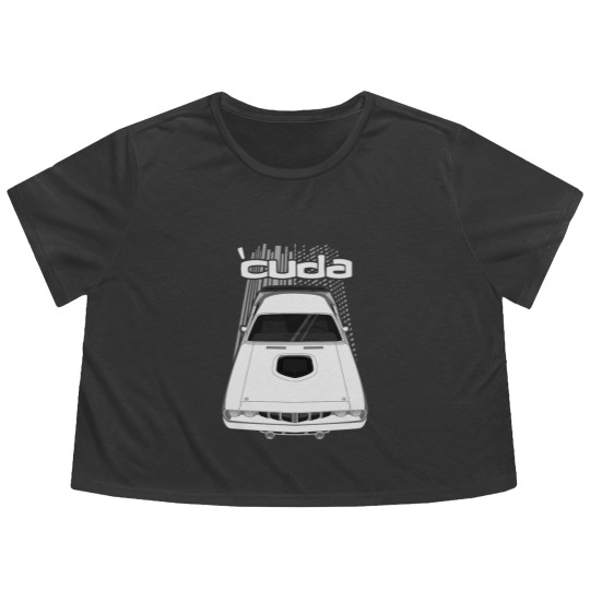 Discover Plymouth Barracuda 1971 - White Flowy Cropped Tees