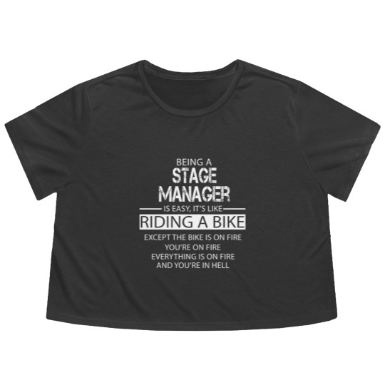 Discover Stage Manager Flowy Cropped Tees