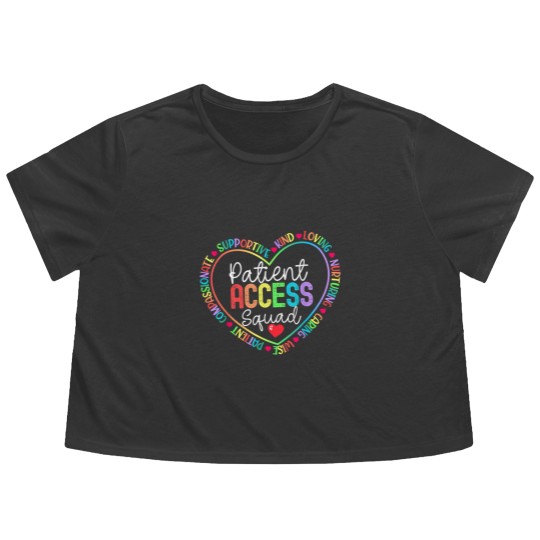 Discover Patient Access Squad Specialist Rainbow Appreciation Flowy Cropped Tees