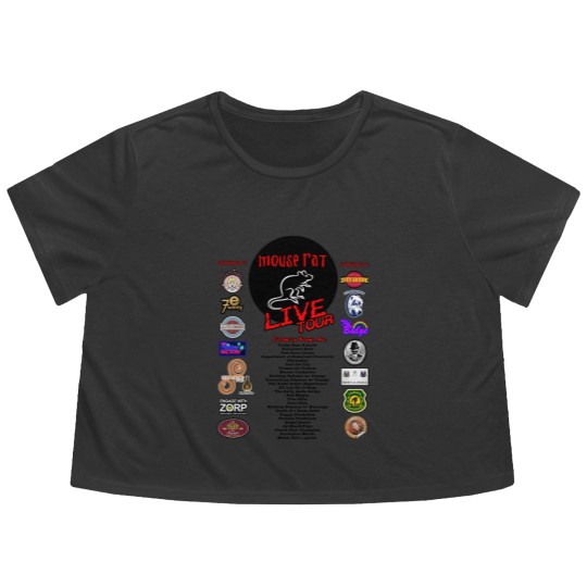 Discover Mouse Rat Live Tour Edition Flowy Cropped Tees