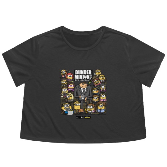 Discover The Office X Minions Characters Flowy Cropped Tees