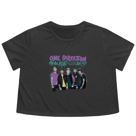 Discover One Direction On the Road Again Tour 2015 Merch Flowy Cropped Tees