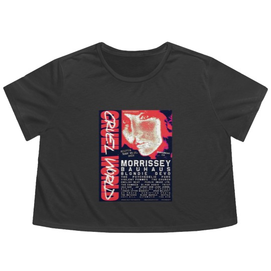 Discover cruel world festival 2022 v2 Flowy Cropped Tees