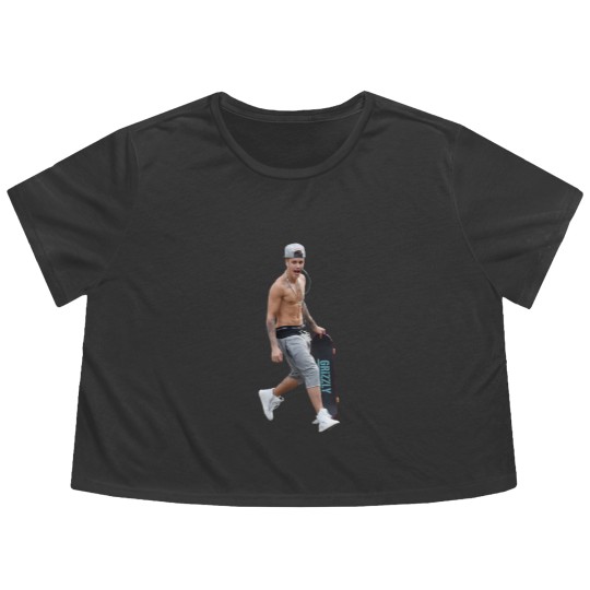 Discover Justin Bieber Flowy Cropped Tees