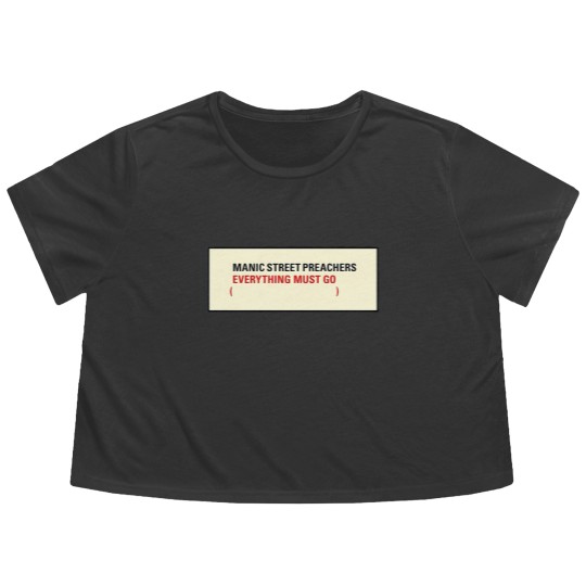 Discover Manic Street Preachers Unisex Flowy Cropped Tees: Everything Must Go
